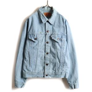 80s USA製 ★ リーバイス 70506 5914 コットン シャンブレー ジャケット メンズ M / 80年代 ビンテージ Levis ブルゾン ジャンパー ブルー｜tzdfb97470