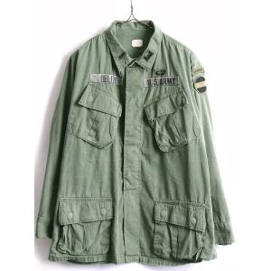 【日曜限定 5%還元&amp;送料無料】 60s ビンテージ ★ 69年製 米軍実物 US ARMY 陸軍 4th リップストップ ジャングルファティーグ ジャケット ( MEDIUM REGULA