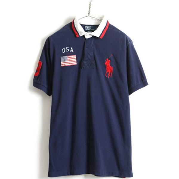 ビッグポニー USA代表 モデル■ POLO ポロ ラルフローレン ラガー シャツ タイプ 鹿の子 ...