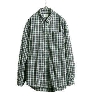 00s ■ OLD GAP チェック 長袖 ボタンダウン シャツ メンズ L 古着 00年代 オールド ギャップ 紺タグ 旧タグ コットン BD 長袖シャツ 薄手