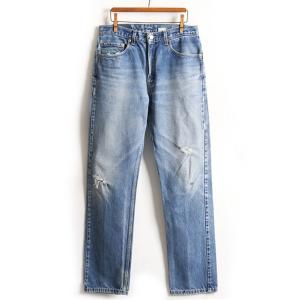 90s USA製 □ リーバイス 505 4813 ケミカルウォッシュ デニム パンツ