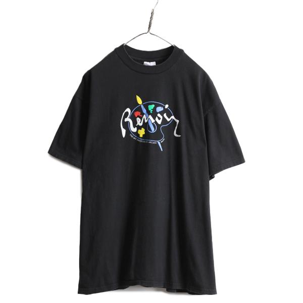 90s ■ ルノワール アート プリント Tシャツ メンズ XL / 90年代 オフィシャル 当時物...