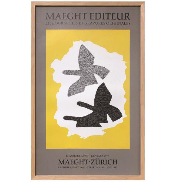 Georges Braque ジョルジュ・ブラック ZURICH Exhibition  アートフレ...