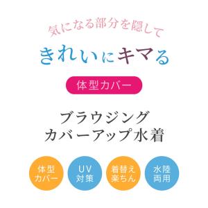 水着 レディース 40代 50代 大きいサイズ...の詳細画像1