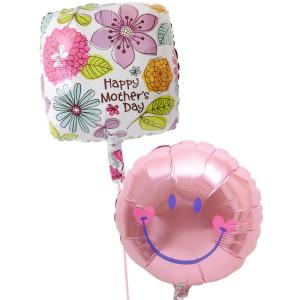 母の日 バルーン ギフト 電報 風船 花 装飾 フラワー スマイル 母の日バルーン9｜u-balloon