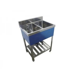 二槽シンクW800×D450×H800+100mm【東京圏限定】A2C-800業務用 : 遠信