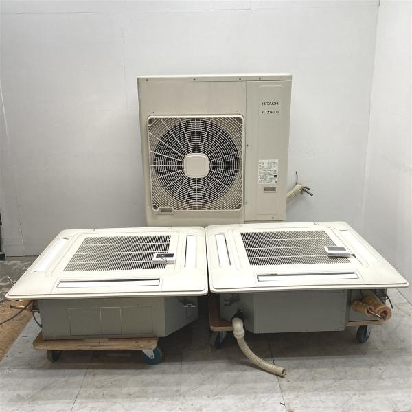24年製 日立 業務用ツインエアコン 5馬力 RCI-GP71K3 単相200V 3相200V W9...