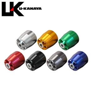 U-KANAYA ユーカナヤ ミディアムウエイト アルミビレット ハンドル バーエンド 左右セット ZX-6R ZX-10R ニンジャH2