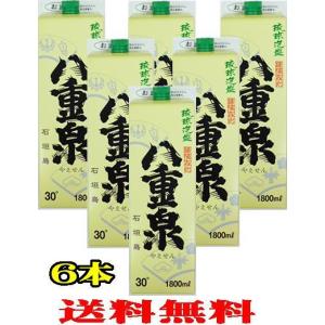 八重泉酒造所 琉球泡盛 八重泉 30度 1升 1800ml 紙パック 6本セット 泡盛 沖縄泡盛 石垣島泡盛