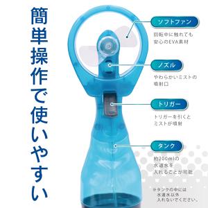 扇風機 ハンディファン 卓上 ミストファン 2...の詳細画像2