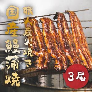 職人手焼き　国産鰻蒲焼 3尾｜u-noguchi