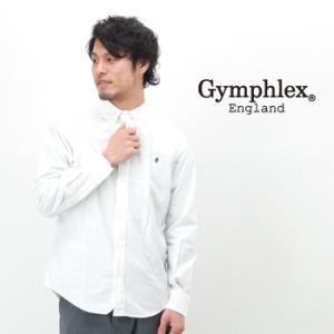Gymphlex ジムフレックス メンズ オックスフォードBDシャツL/S(J-0643YOX)(BASIC)｜u-oak
