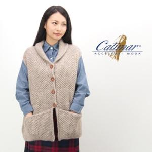 (SALE 70%OFF)CALIMAR カリマール レディース アルパカローゲージワイドニットベスト(NCL1191P)(FW)(返品交換不可)｜u-oak