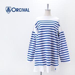 ORCIVAL オーシバル レディース ラッセルボーダーペイントカットソー(OR-C0261RCS)(2023SS)｜u-oak