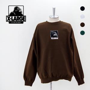 XLARGE エクストララージ メンズ サガラOG クルーネックスウェットシャツ(101233012010)(2023FW)｜u-oak