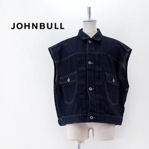 Johnbull ジョンブル レディース 12オンスデニムルーズベスト ワンウォッシュ(JL233L16)(2023FW)｜u-oak