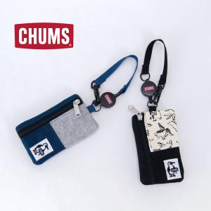 CHUMS チャムス コミューターパスケーススウェットナイロン(CH60-3619)(2024SS)｜u-oak