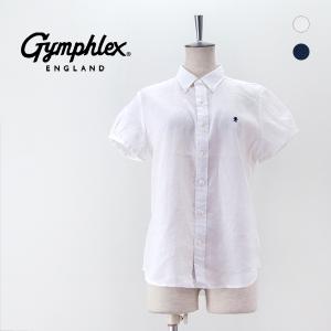 Gymphlex ジムフレックス レディース リネン フレンチスリーブシャツ(GY-B0242KLS)(2024SS)｜u-oak