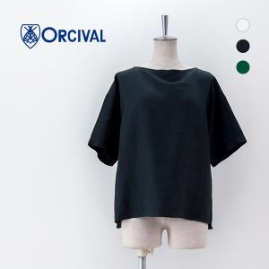 ORCIVAL オーシバル レディース ボートネックプルオーバー(OR-B0260YLM)(2024SS)｜u-oak