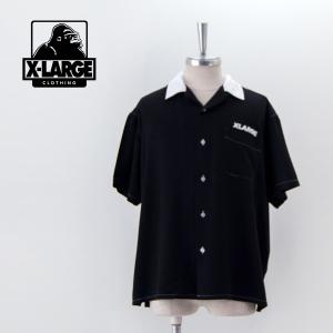 XLARGE エクストララージ メンズ OG 半袖 ワークシャツ(101242014003)(2024SS)｜u-oak