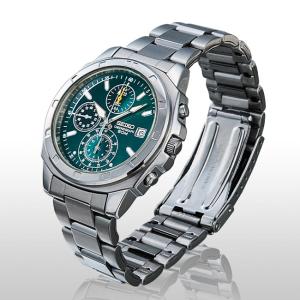 SEIKO セイコー クロノグラフ グリーン文...の詳細画像4