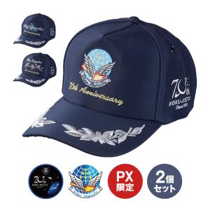 限定 航空自衛隊 小松基地 JASDF パイロット ひさし刺繍入り 空自 帽子