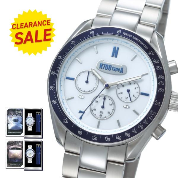 JR東海認証 東海道新幹線開業60周年記念 電波ソーラークロノグラフ 鉄道 限定モデル メンズ腕時計...