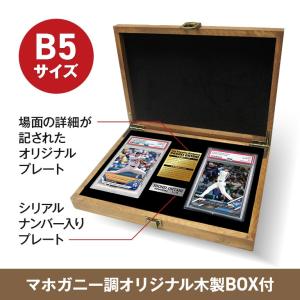 大谷翔平 トレーディングカード2枚 豪華木製B...の詳細画像3