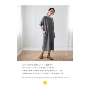 SO エスオー ボートネック綿麻ワンピース ロ...の詳細画像3