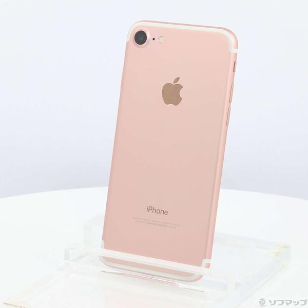 〔中古〕Apple(アップル) iPhone7 32GB ローズゴールド NNCJ2J／A SIMフ...