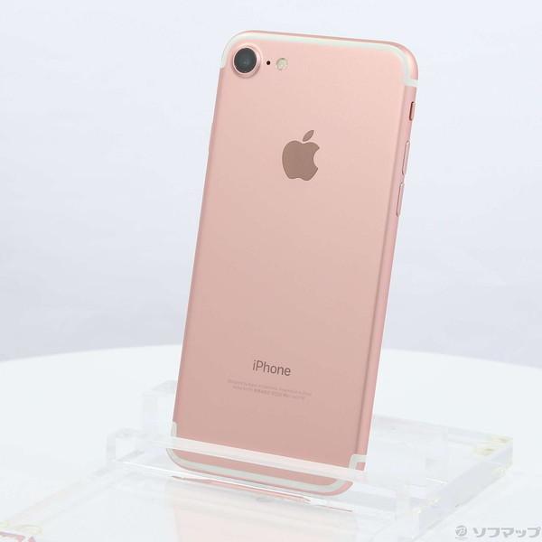 〔中古〕Apple(アップル) iPhone7 32GB ローズゴールド MNCJ2J／A SIMフ...