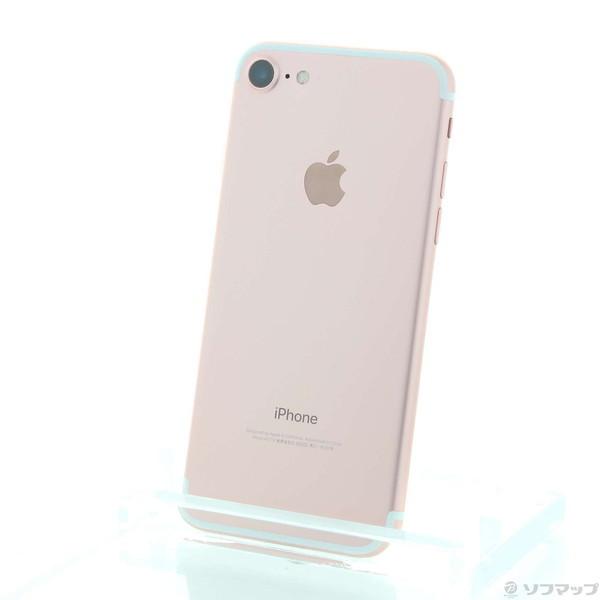 〔中古〕Apple(アップル) iPhone7 32GB ローズゴールド MNCJ2J／A SIMフ...
