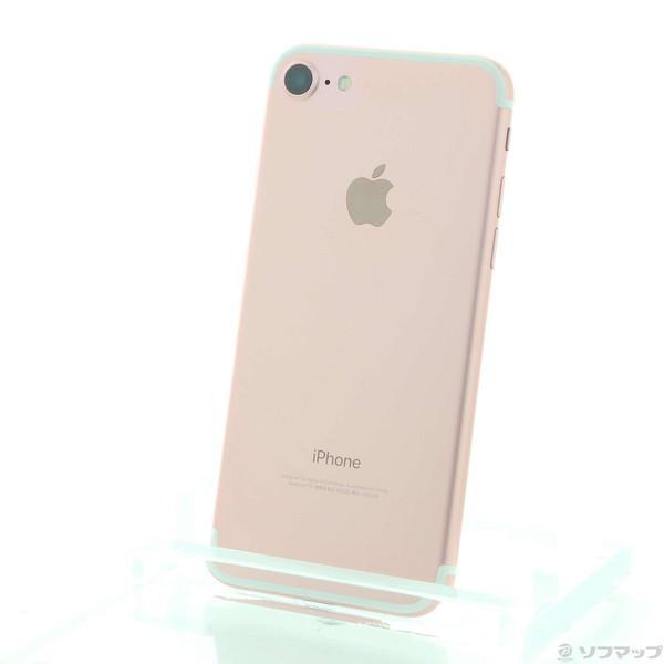 〔中古〕Apple(アップル) iPhone7 32GB ローズゴールド MNCJ2J／A SIMフ...