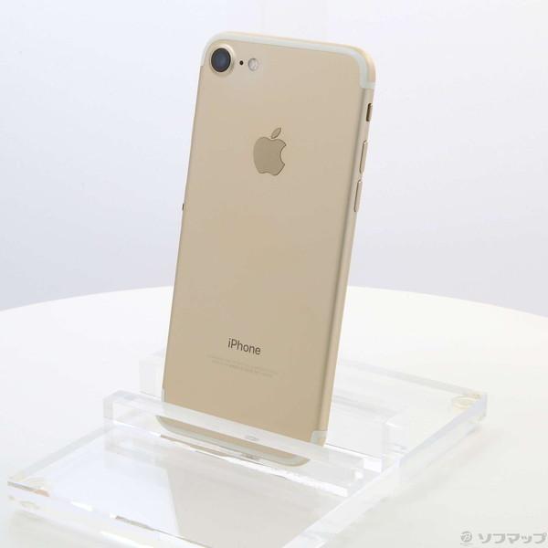 〔中古〕Apple(アップル) iPhone7 32GB ゴールド MNCG2J／A SIMフリー〔...