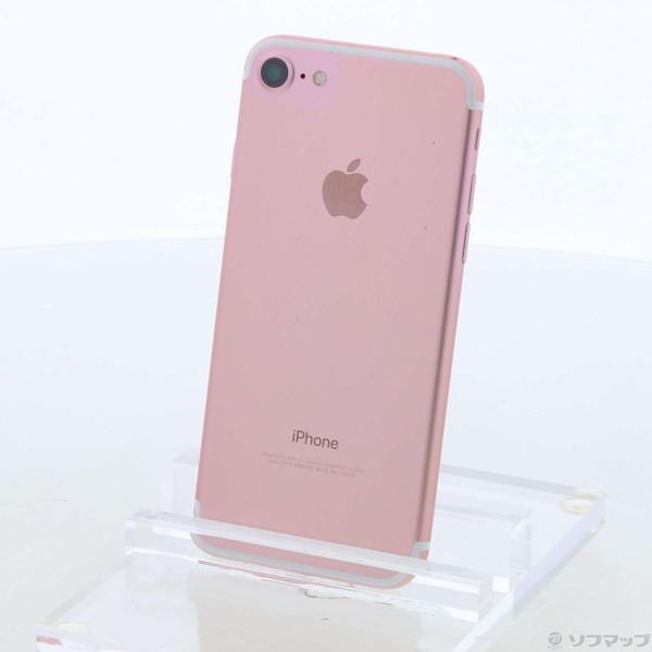 〔中古〕Apple(アップル) iPhone7 32GB ローズゴールド MNCJ2J／A SIMフ...