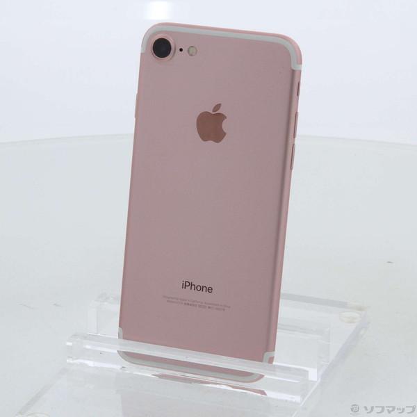 〔中古〕Apple(アップル) iPhone7 32GB ローズゴールド MNCJ2J／A SIMフ...