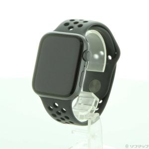 Apple Apple Watch Series 6 Nike GPS 44mm スペースグレイアルミニウムケース アンスラサイト／ブラックNikeスポーツバンド