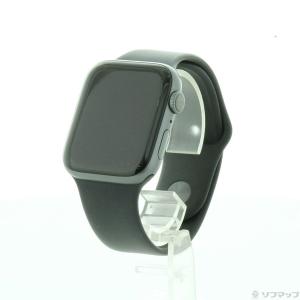 Apple Apple Watch Series 4 GPS 44mm スペースグレイアルミニウムケース ブラックスポーツバンド