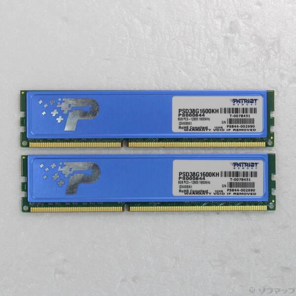 〔中古〕Patriot Memory PSD38G1600KH〔305-ud〕