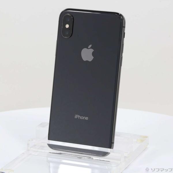 〔中古〕Apple(アップル) iPhoneX 256GB スペースグレイ MQC12J／A SIM...