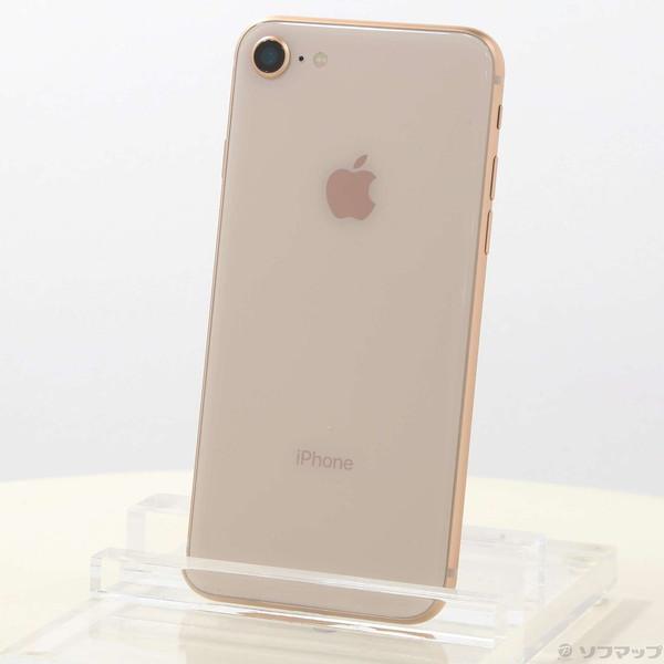 〔中古〕Apple(アップル) iPhone8 64GB ゴールド MQ7A2J／A SIMフリー〔...