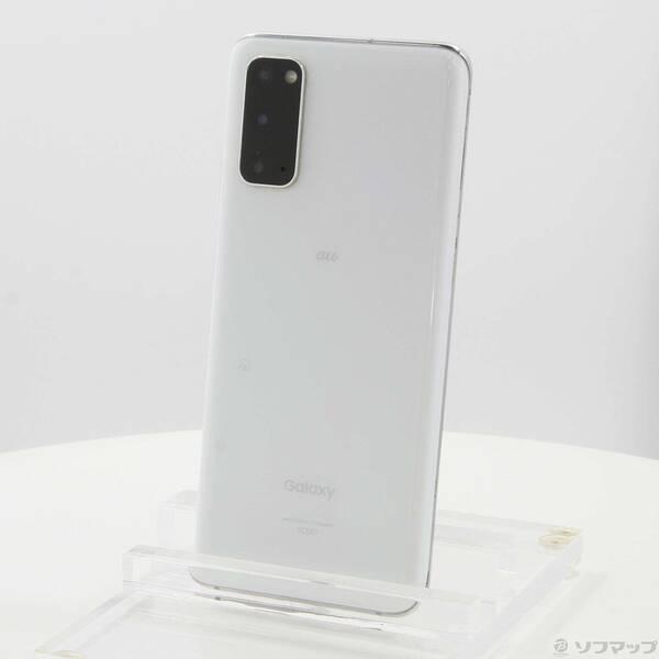 〔中古〕SAMSUNG(サムスン) Galaxy S20 5G 128GB クラウドホワイト SCG...