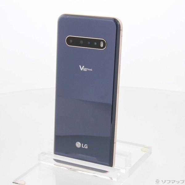 〔中古〕LG(エルジー) LG V60 ThinQ 5G 128GB クラッシ-ブルー A001LG...