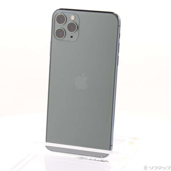 〔中古〕Apple(アップル) iPhone11 Pro Max 256GB ミッドナイトグリーン ...