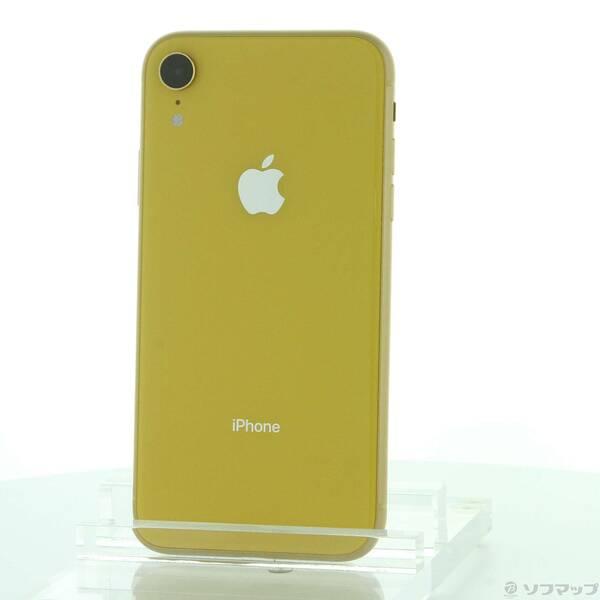 〔中古〕Apple(アップル) iPhoneXR 64GB イエロー MT082J／A SIMフリー...