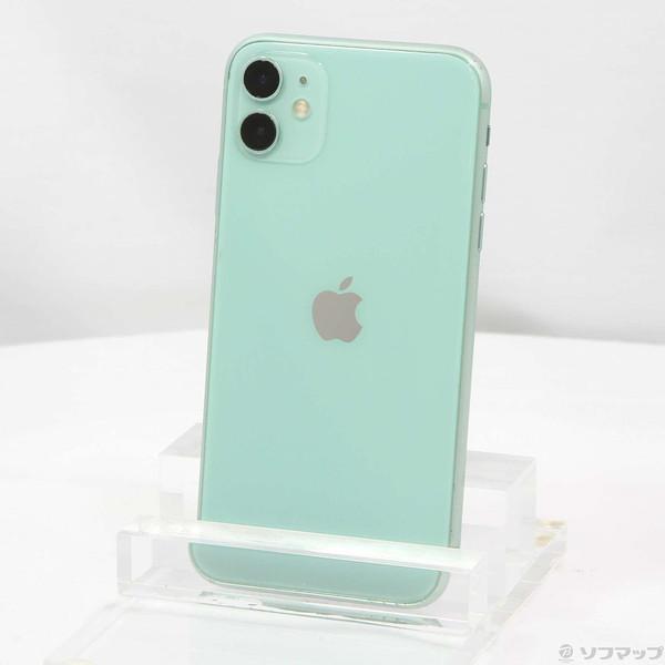 〔中古〕Apple(アップル) iPhone11 128GB グリーン MWM62J／A SIMフリ...