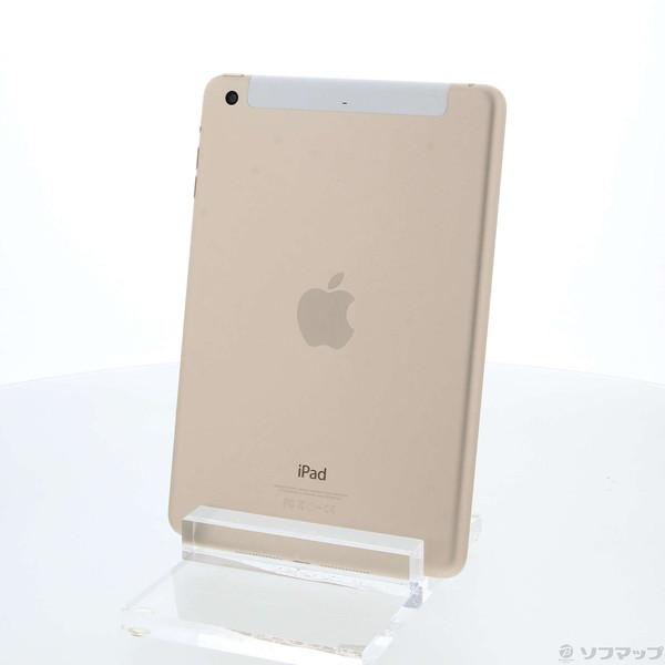 〔中古〕Apple(アップル) iPad mini 3 16GB ゴールド MGYR2J／A doc...