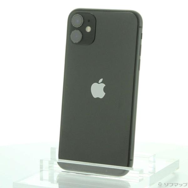 〔中古〕Apple(アップル) iPhone11 128GB ブラック MWM02J／A SIMフリ...