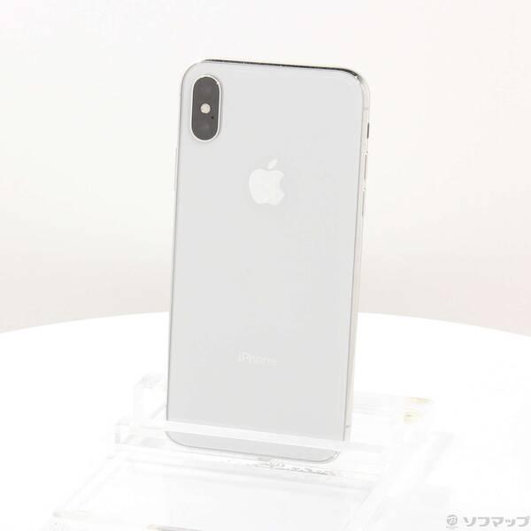 〔中古〕Apple(アップル) iPhoneX 256GB シルバー MQC22J／A SIMフリー...