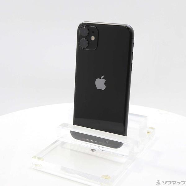 〔中古〕Apple(アップル) iPhone11 64GB ブラック MHDA3J／A SIMフリー...